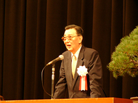 松平順一　理事長の挨拶