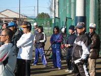 野球指導に協力する本学学生－写真中央（1/24）