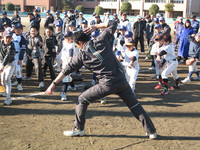 野球指導（1/24）