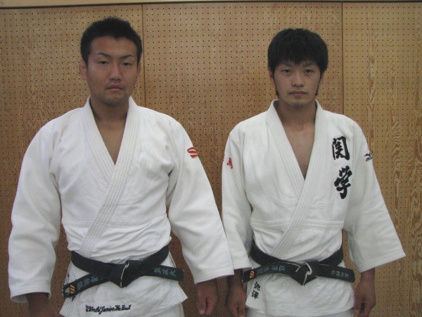 竹澤監督(左)と塩澤くん