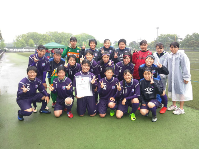 女子サッカー部 第５２回群馬県高校総合体育大会 第３位 関東学園大学附属高等学校