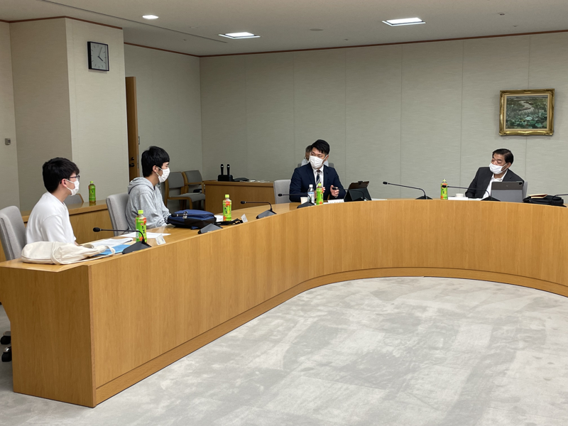 ↑意見交換会