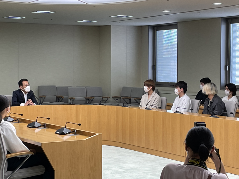 ↑議長挨拶